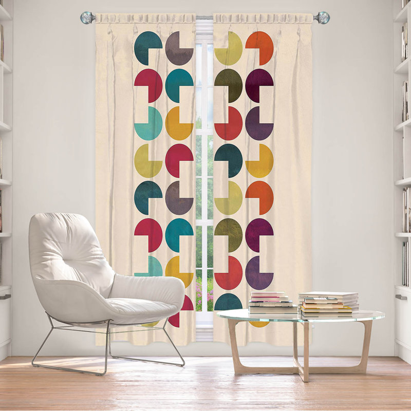 Room Darkening Curtain Pair, 20" W x 52" L