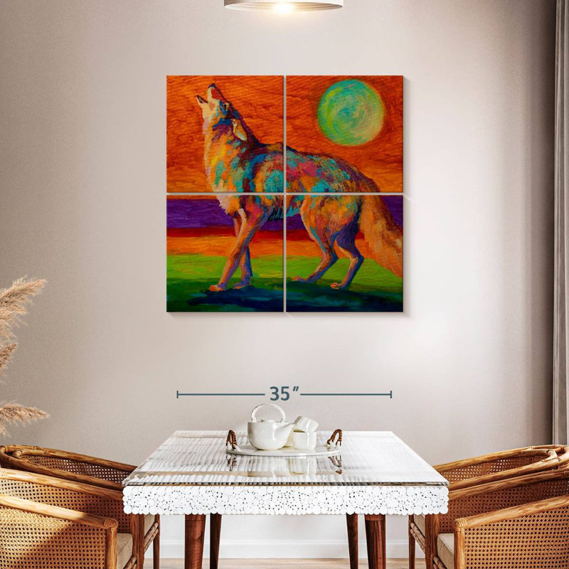 Brampt Howl, 38" H x 38" W