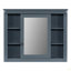 Meuble-lavabo 36 po avec lavabo supérieur, armoire à miroir Royal, armoire de rangement moderne avec 2 portes à fermeture douce, meuble-lavabo simple-126271415