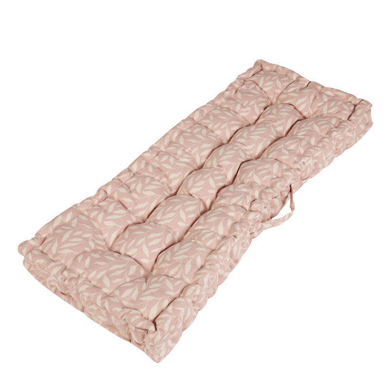 Cotton Leaf Indoor Outdoor Garden Bench Seat Cushion
