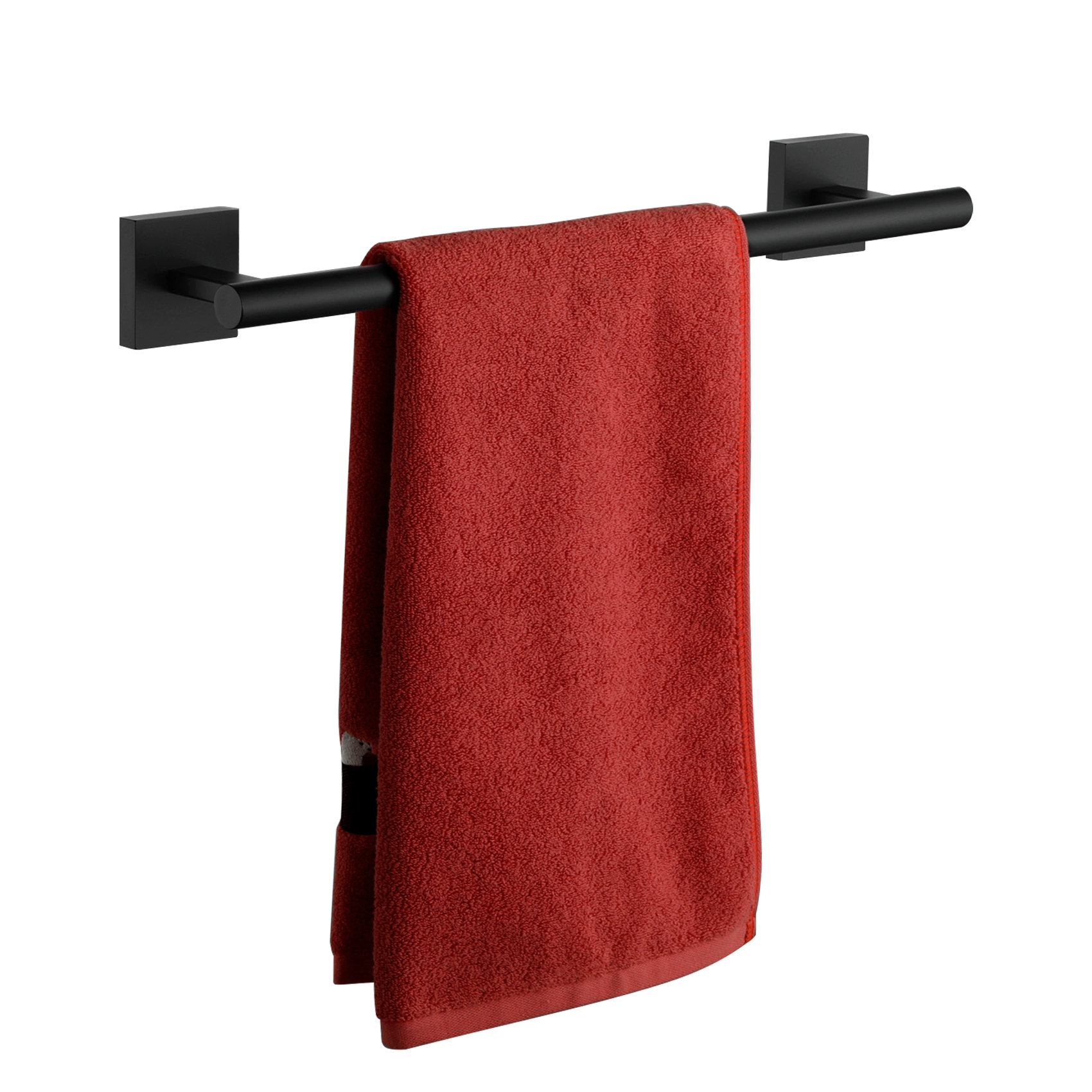 B4005BK-L12 12'' Bathroom Towel Bar Wall Mounted