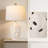 25.5'' Modern Ceramic Table Lamp Hollowed-out Leaf Bedside Lamp