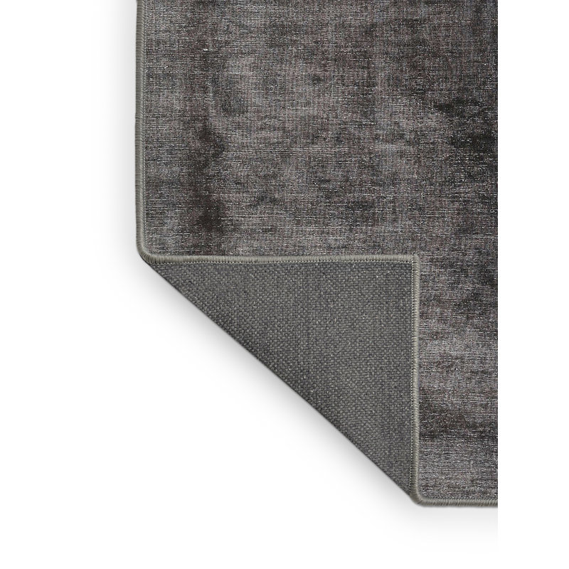 Tapis traditionnel gris / fumée, Rectangle 5 pi x 7 pi