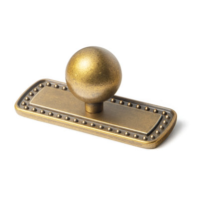 Bouton rond de 1 po avec contre-plaque