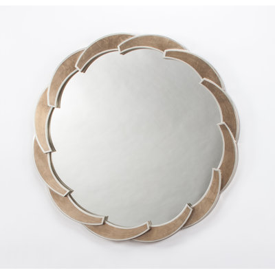Wood Flat Wall Mirror