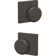 Bowery Double Dummy Knob with Collins Trim