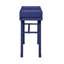 Bureau d'écriture bleu avec 1 tiroir