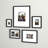Kinde Matte Picture Frame - Set of 5 with Mat-2124128078