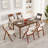 Upholstered Folding Dining Chair-114326709