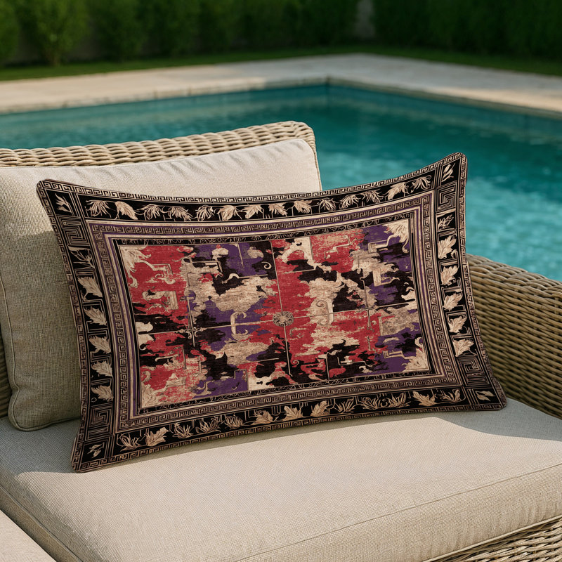 Laurel Crown Indoor And Outdoor Throw Pillow, Rectangle 14"H x 20"W