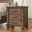 Table de chevet rustique en bois massif