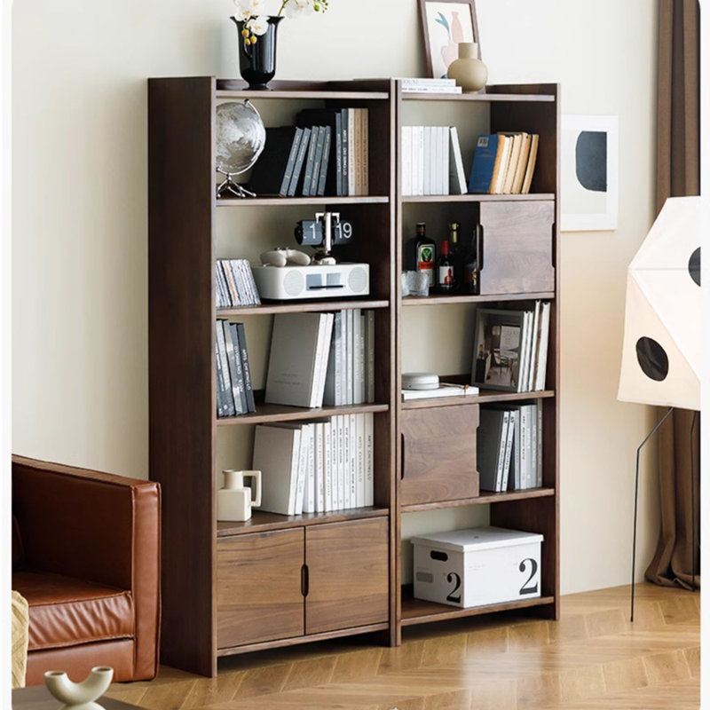 Solid wood household bookcase