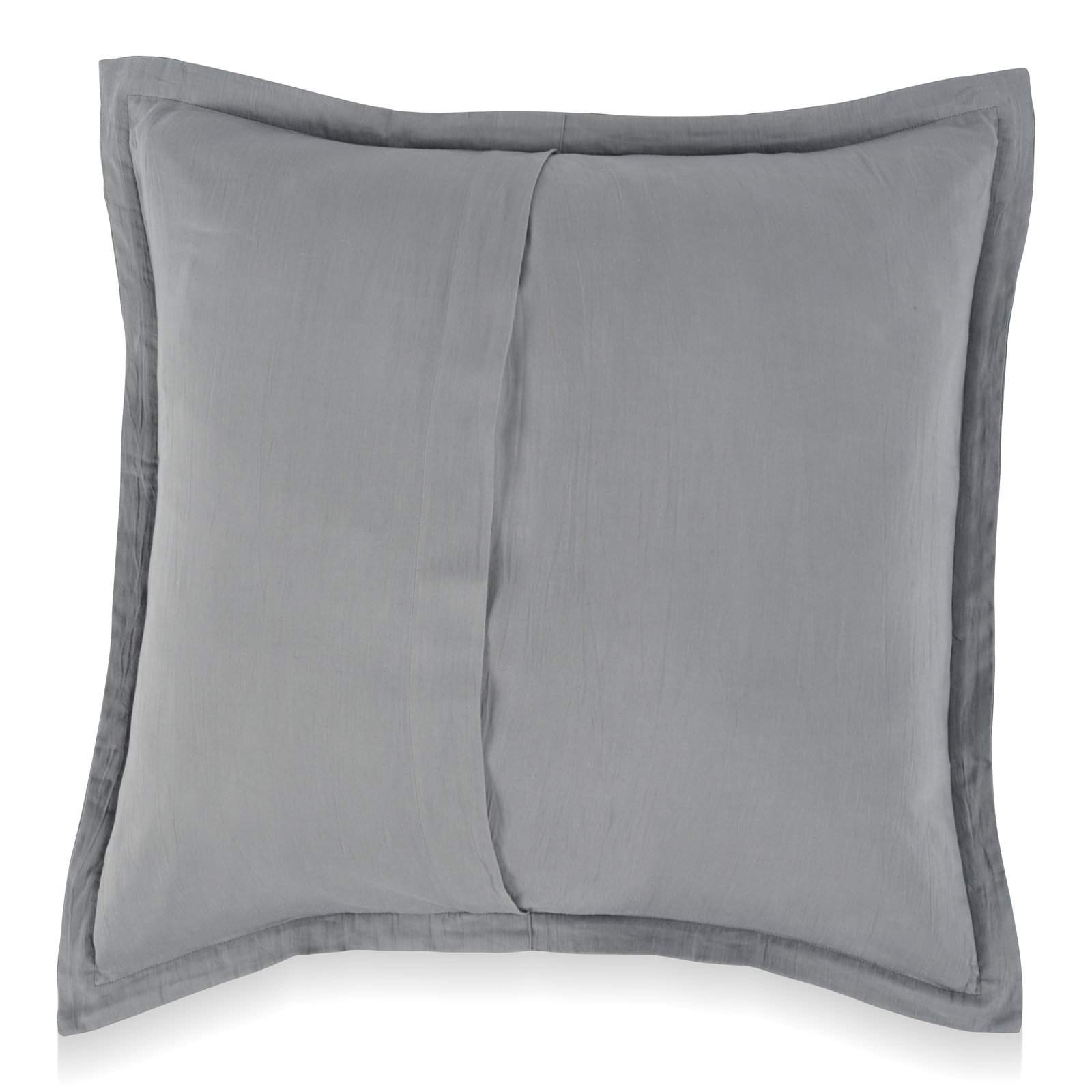 Keegan Belgian Flax Linen Sham Set, Euro, Sea Fog Blue