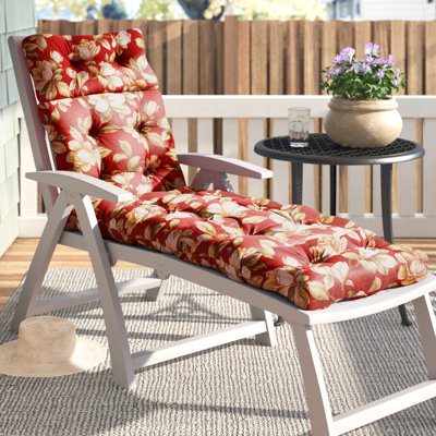 Coussin de chaise longue d'extérieur capitonné Shipton