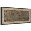 «Geomet Line», art abstrait Wabi Sabi brun et noir, images murales neutres de style Mid-Century, impression sur toile encadrée-111566013-98042123