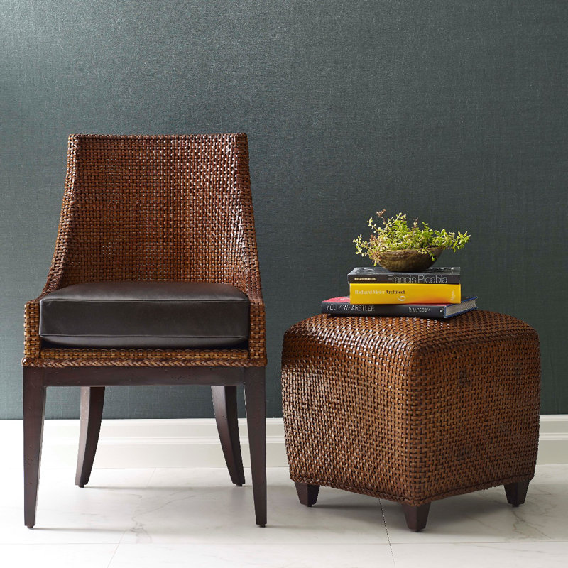 Woven Leather Side Chair