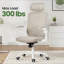 Chaise de bureau ergonomique, chaise de bureau avec appui-tête, chaise d'ordinateur à haut dossier avec accoudoirs et support lombaire réglable pour la salle d'étude de bureau à domicile-1481495724-1481495725
