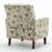 Patterned Polyester Blend Armchair