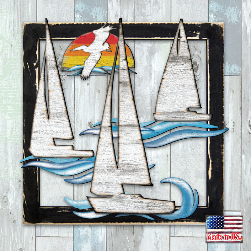 Handmade Solid Wood Wall Decor, 24" H x 24" W x 1" D