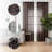 Light Filtering Rod Pocket Solid Color Window Sheer Curtain Panels, Elegant Curtains & Drapes for Living Room, Bedroom, 2 Panels Curtains-1059013514