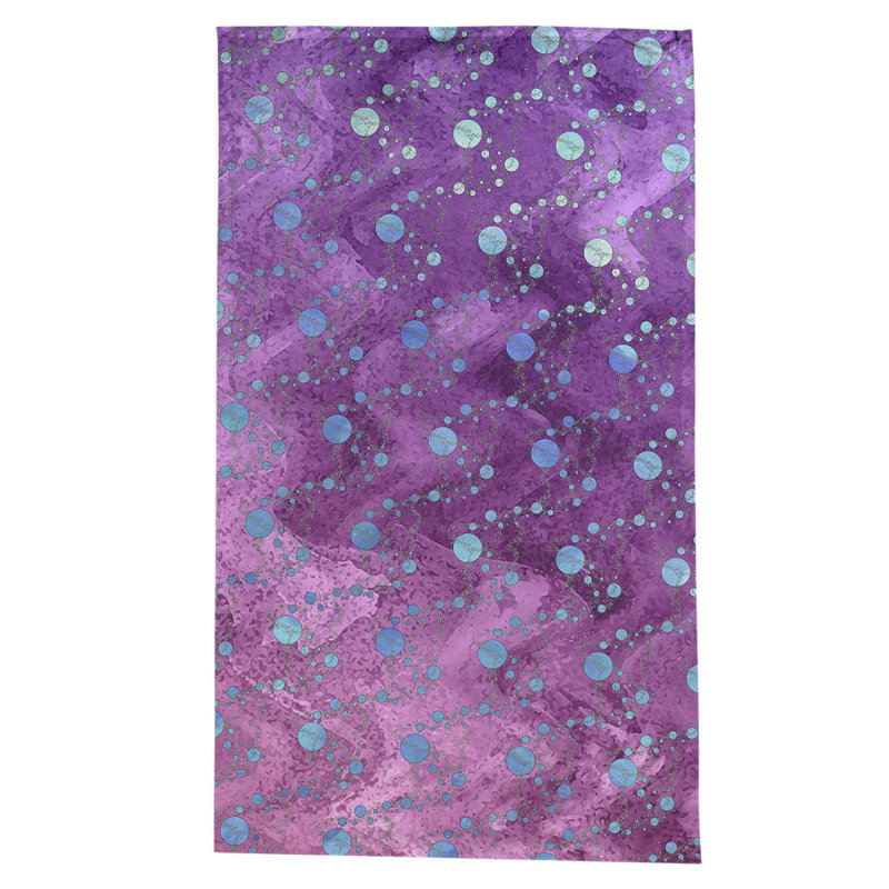 Nappe abstrait leffel, Mauve