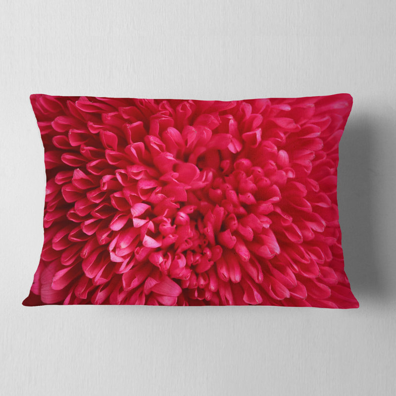 Coussin lombaire à motif floral, Rectangle, 12 po x 20 po