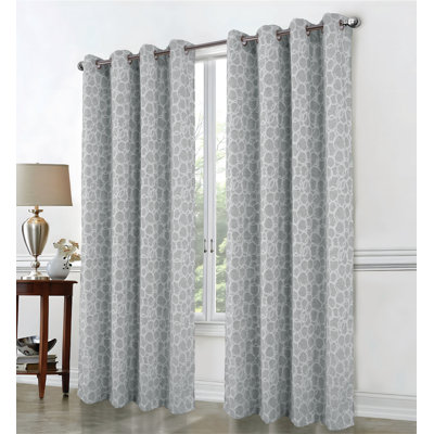 Rideau de fenêtre en jacquard Jasper Lurex
