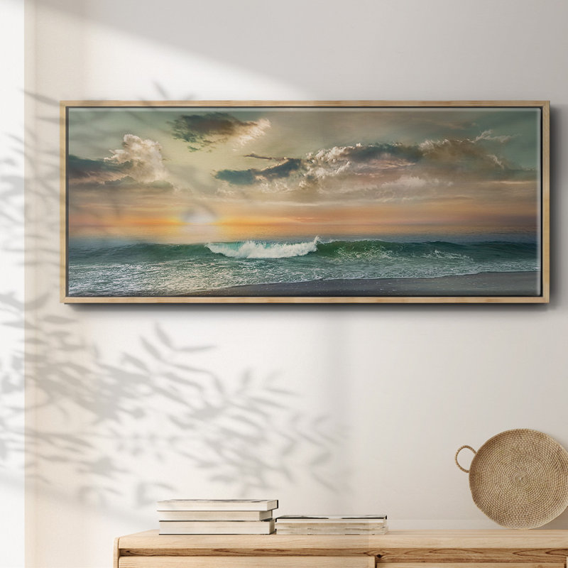 Sundown- Framed Canvas, 20" H x 50" W