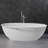 67'' x 33.5'' Freestanding Soaking Solid Surface Bathtub