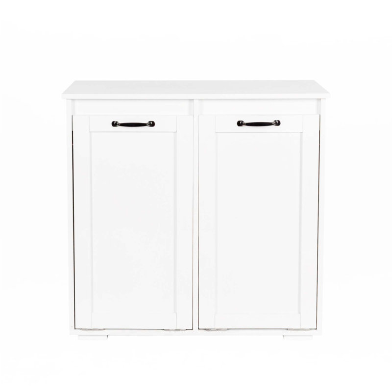 Laundry Cabinet ,With 2 Removable Liner Bags