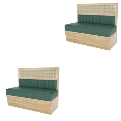 Banc rembourré en similicuir Light Luxury Fashion