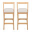 Tabouret en bois d'hévéa-118472609