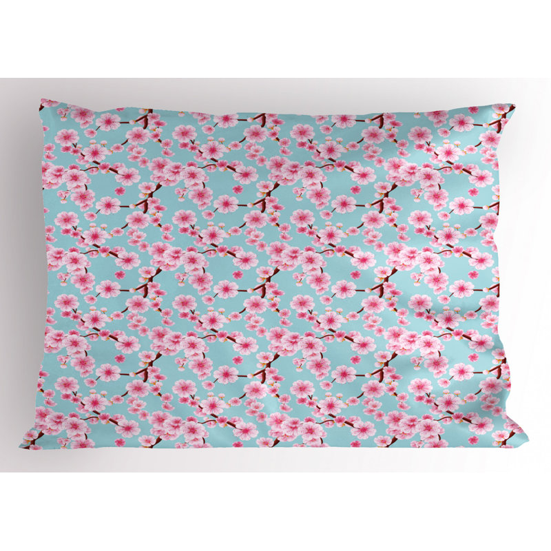 Garden Polyester Floral Sham Set, Twin