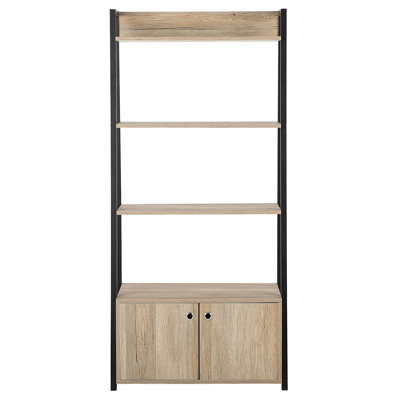 Griffie 160cm H x 70cm W Steel Ladder Bookcase