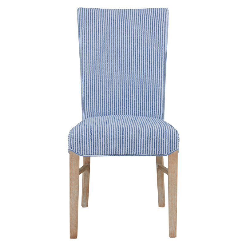 Miramonte 19" W Dining Chair, Blue Stripes