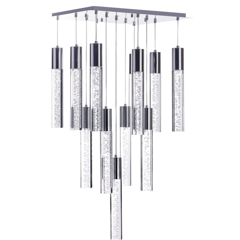 Lustre cylindrique à DEL 13 lumières Hollingshead