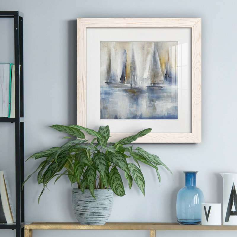 Quiet Wind - Cadre photo, reproduction d'art sur papier, Papier blanc, H 20 po x l 20 po x P 1,5 po
