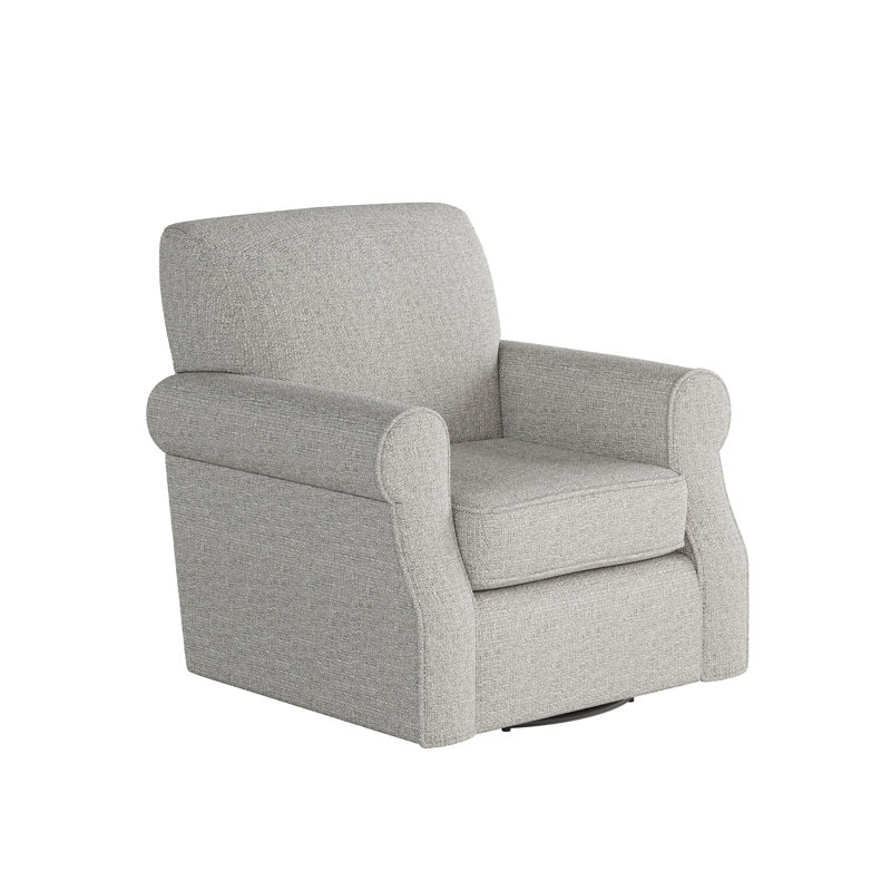 Silverlock Polyester Swivel Armchair, Sugarshack Gunmetal Revolution®
