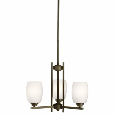 3 - Light Cylinder Chandelier