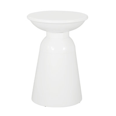 Outdoor Metal End Table Large