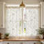 Linen Blend Floral Kitchen Curtain Kitchen Pelmet