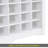 Sleek Design 24 Shoe Cubby Console, Modern Shoe Cabinet With Curved Base, Versatile Sideboard With High-Quality For Hallway, Bedroom, Living Room-882632009