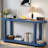 Minimalist Console Table With Oval Desktop And 2-tier Design-70788116