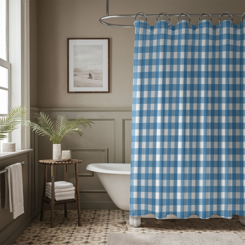 Tile Design - Premium Shower Curtain, 74"H x 71"W