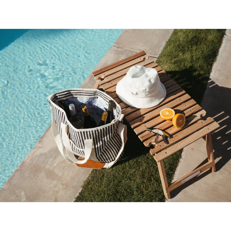 Cooler Tote Bag, Navy/White