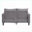 Canapé moderne à 2 places avec cadre en bois pour petits espaces Sofas Couches 57 "| Gris clair | Mid-Century moderne-195576038
