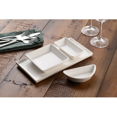 17 Stories Rubiya Ceramic Divided Serving Dish