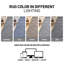 Tapis d'intérieur antidérapant, lavable à la machine, texture lin, gris ardoise-1345764496-1345764498
