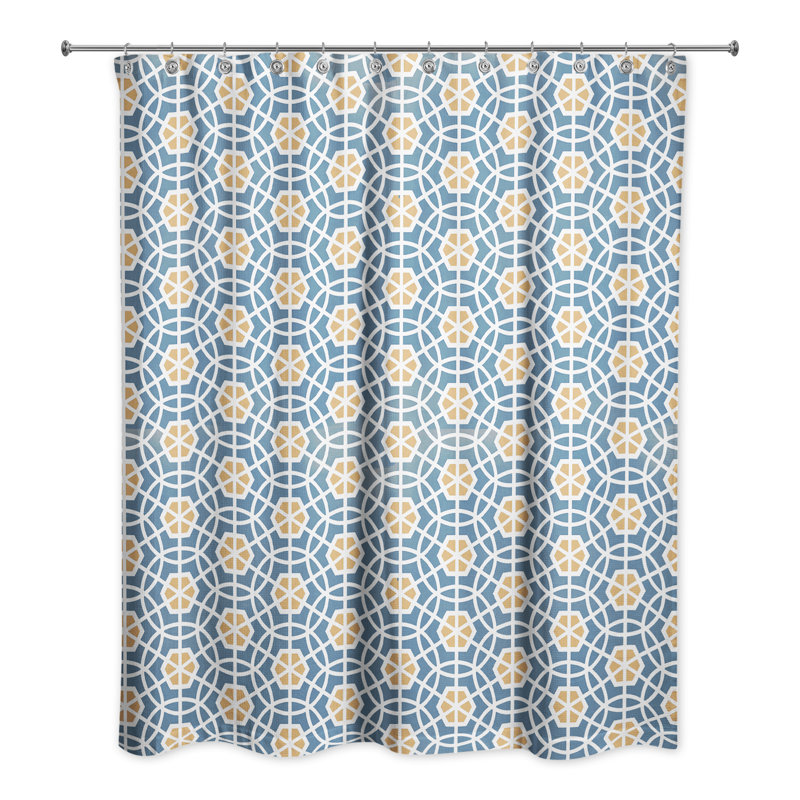 Geometric Shower Curtain