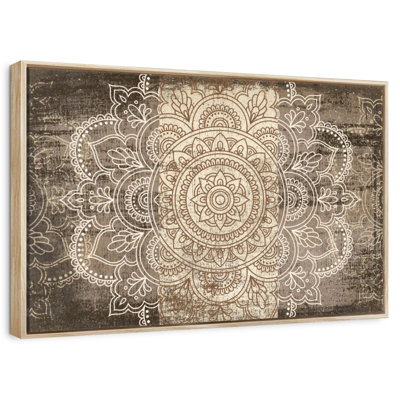 Mandala On Wood